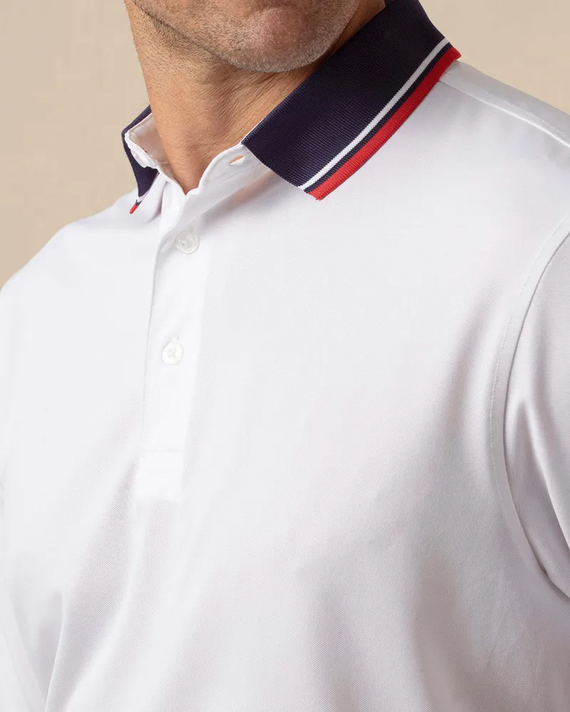 Straight down mens polo anthem branding