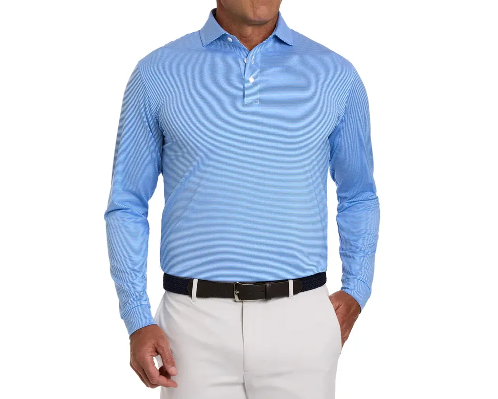Holderness and bourne mens long sleeve polo by anthem branding