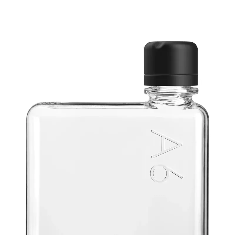 Memobottle matte black lid by anthem branding