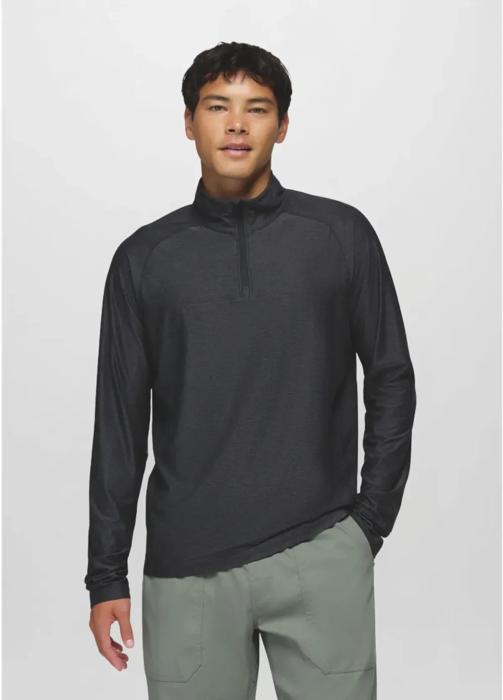 Prana mens quarter zips by anthem branding