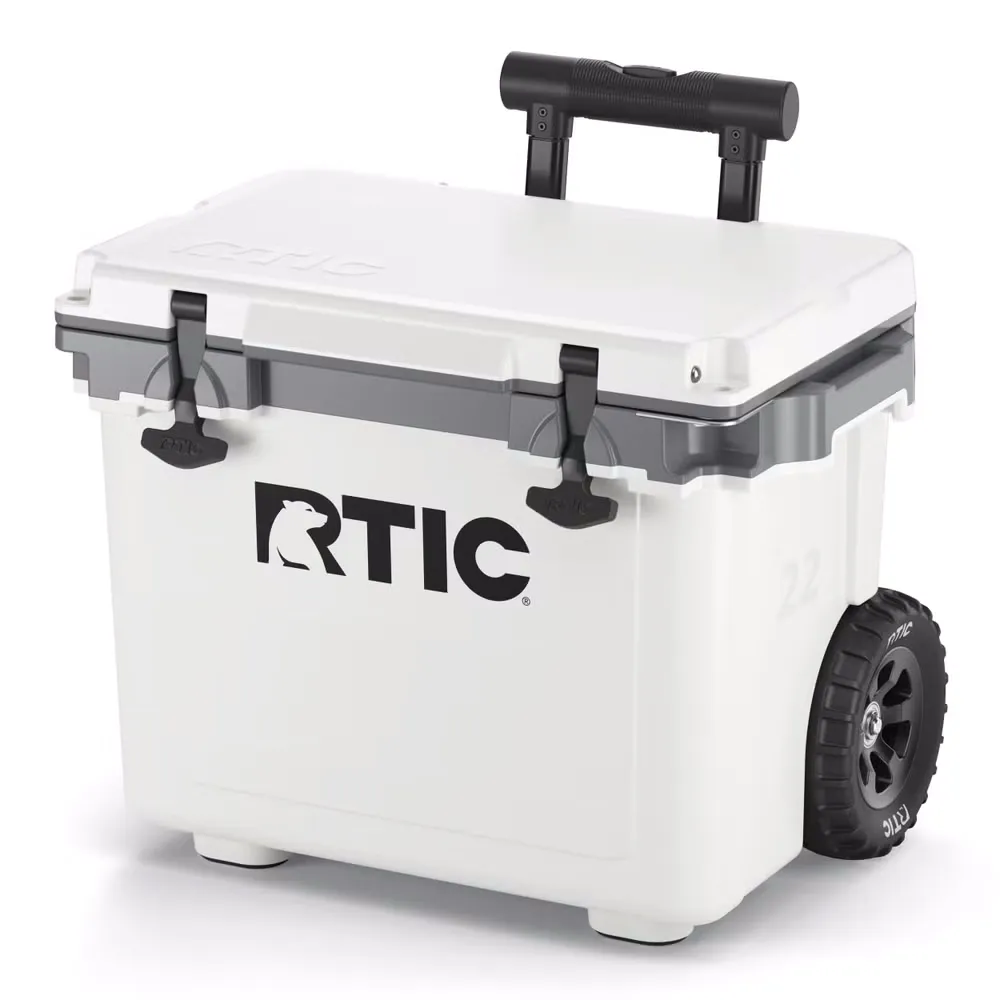 RTIC 22 qt ultra light wheeled cooler by anthem branding