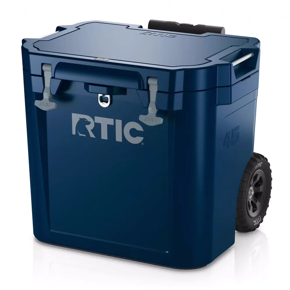 RTIC 45 QT Ultra Tough Wheeled Cooler by anthem branding