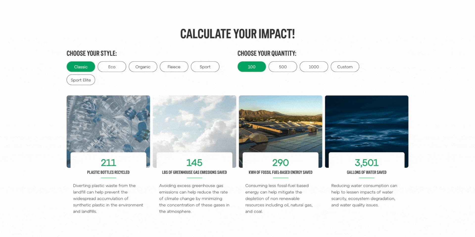 Calculate your impact 2