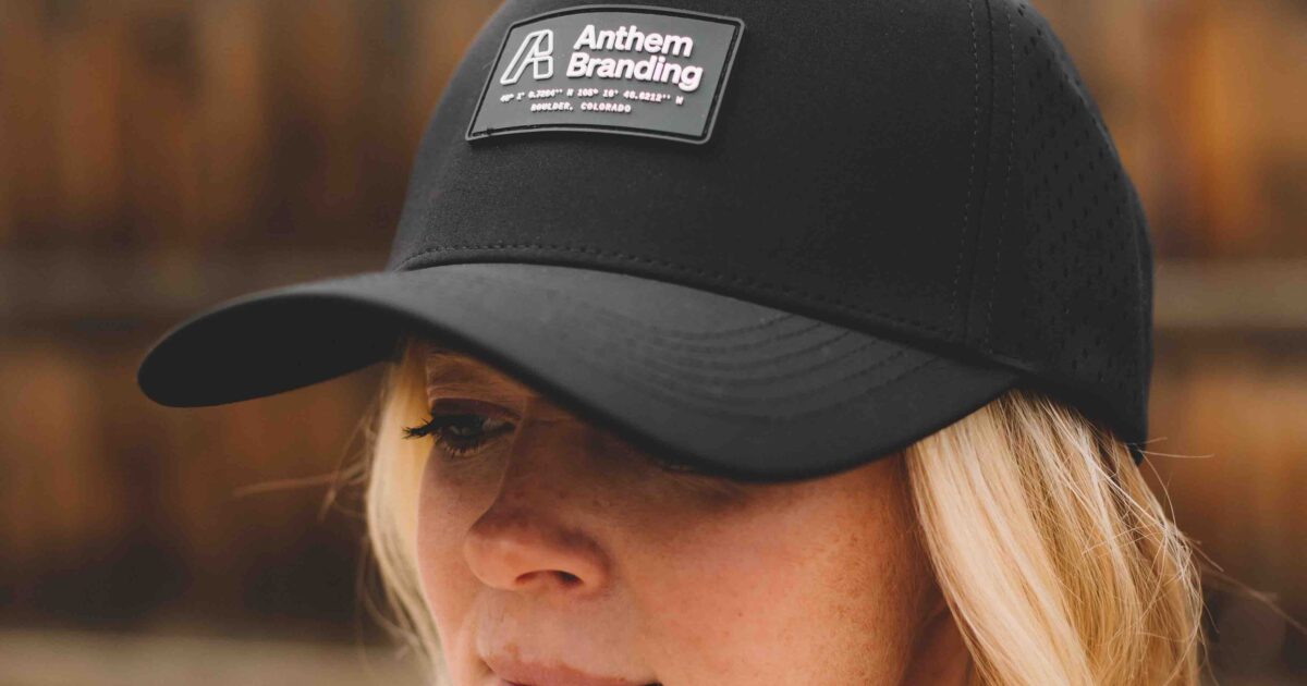 Custom 5 panel performance hats for Anthem Branding | Anthem Branding